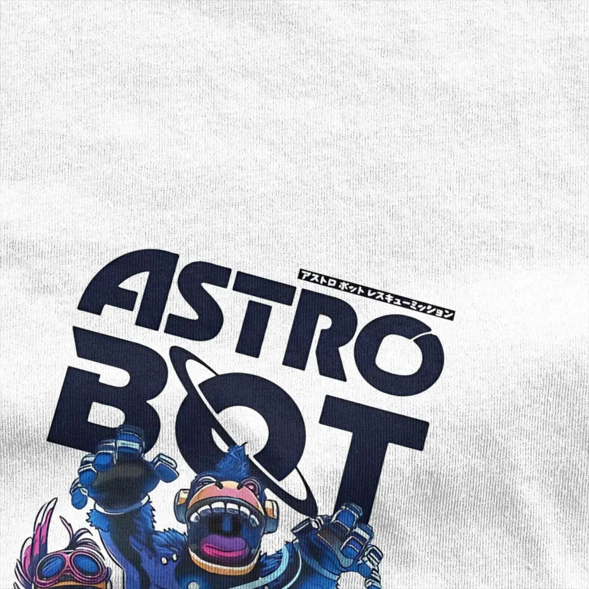 Astro Bot T-Shirt Men Hot Game Funny 100 Cotton T-Shirts Summer O-Neck Harajuku Tee Shirt Pattern Oversize Clothing