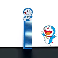 Anime Doraemon Hair Brush Comb Anti Static Beauty Styling Tool Metal Makeup Comb Cute Doraemon Badge Hair Brush Accessories Gift