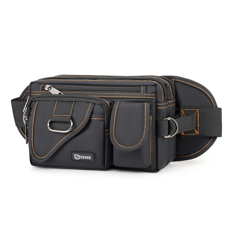 حقيبة خصر عالية الجودة - حقيبة صدر متعددة الوظائف مع جيوب متعددة، مناسبة للتنزه في الهواء الطلق وركوب الدراجات والدراجات النارية وغيرها #2