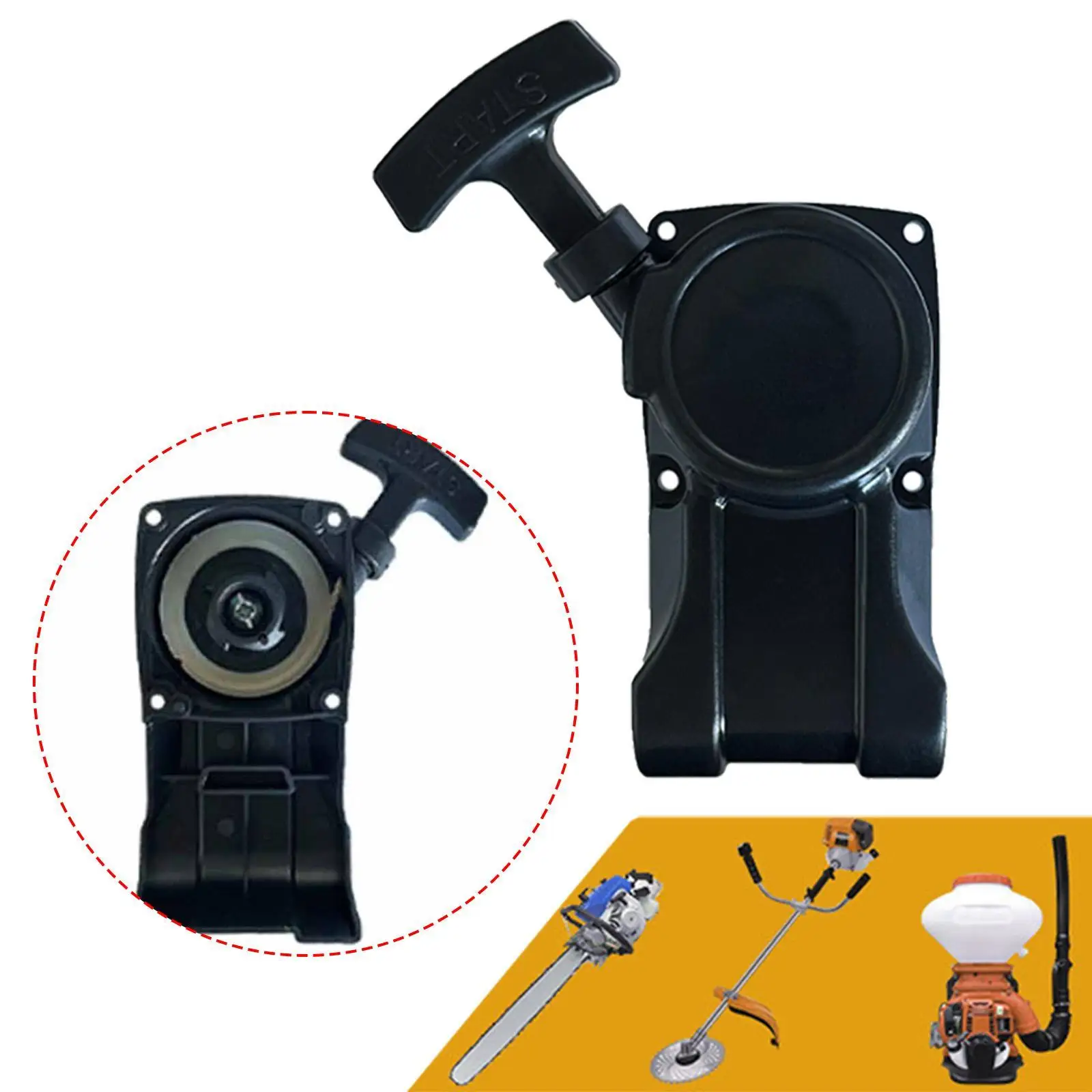 

Подходит для замены ручного стартера SRM 211SB PE-201 на стартер Echo SRM 210 A051000681.