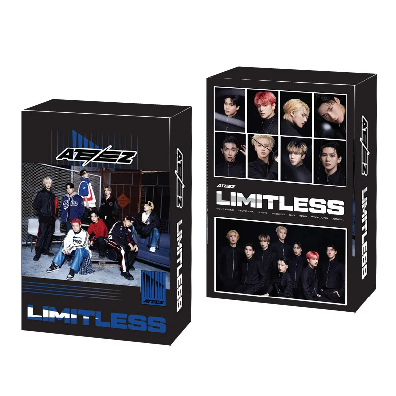 ATEEZ 엽서 상자, 작은 카드, "Limitless" 55, 신상