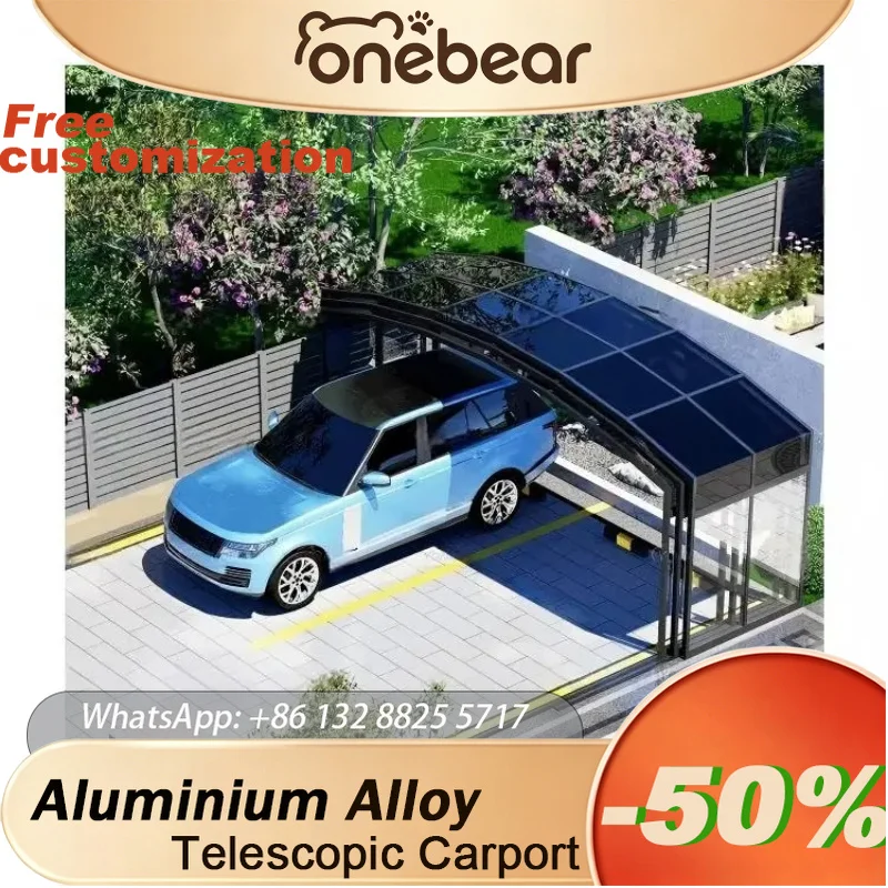 

Any Size Custom Collapsible Carport High Strength Waterproof Windproof Safe Auto Shelter For Villa Yard Household Outdoor Use