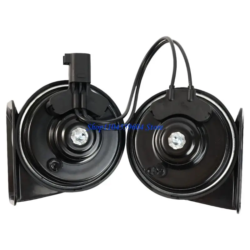 

12QM Heavy Duty Loud And Clear Automotive Horn Pair Engineered For Vehicle Single Plug Connection Enhancing Sound Output 2pcs
