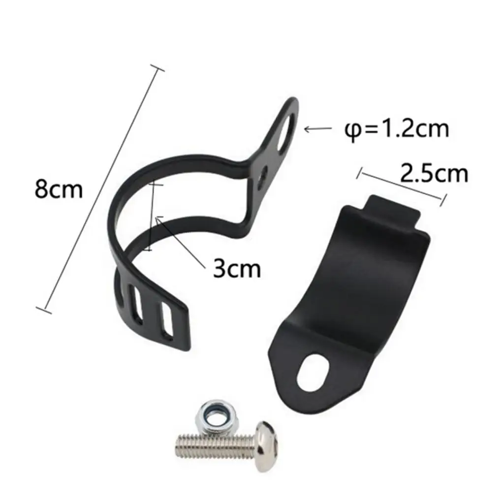 

Motorcycle Turn Signals Fork Clamps Mount Aluminum Holder Lamp Bracket for Vintage Motorcycle Rear Headlight Custom Brake Light