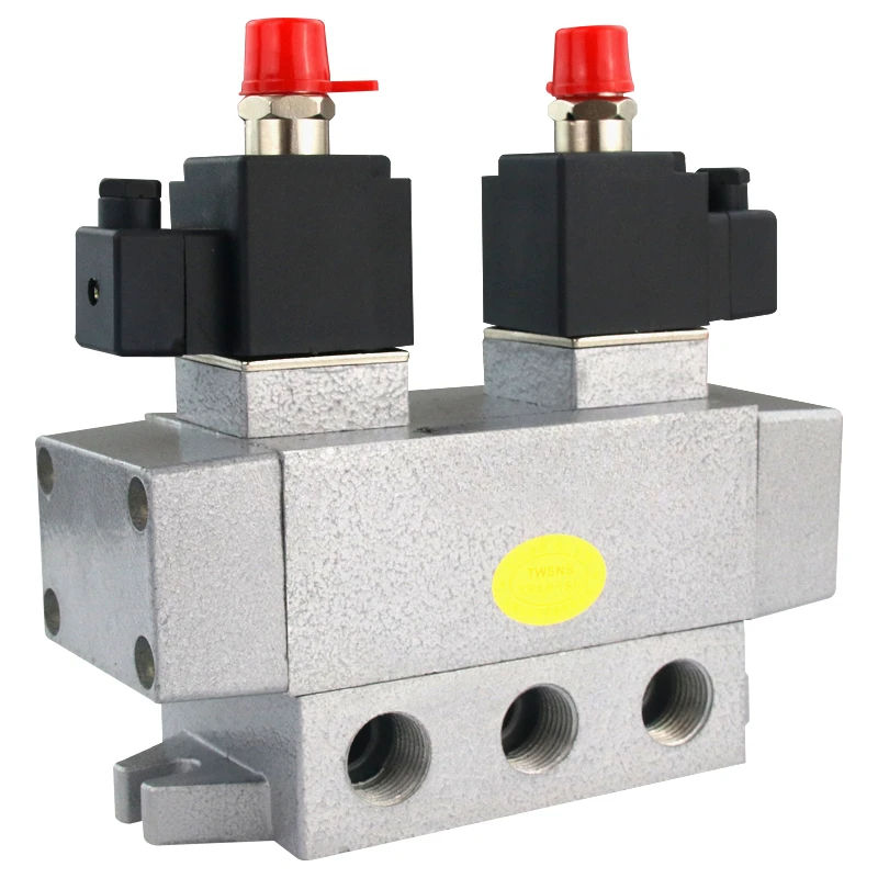 

Double electronically controlled solenoid valve K35D2H-6 8 10 15 20 25 Slide valve Three-position five-way pneumatic