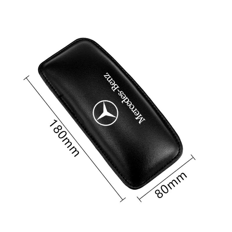 Car Interior Pillow Comfortable Elastic Cushion Leather Knee Pad For Mercedes Benz A E C G M R S Class W176 W204 W212 GLC CLA