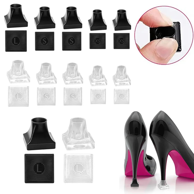 Heel Protectors for High Heel Shoes TPU/PVC Heel Covers Heel