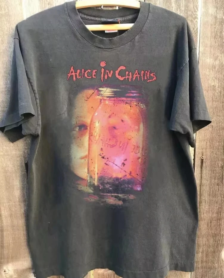 فاسق المعادن سوبر كول Ins الرجال والنساء تي شيرت الشارع القطن الخالص المتخصصة الطباعة قصيرة الأكمام الاتجاه تنوعا المحملة الاتجاه #5