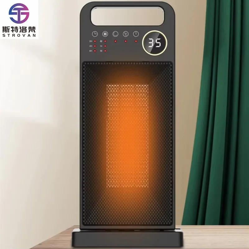 

STLF Wholesale Price Freestanding Home Office Room Fast Heating LED Touch Electric Fan Heaters With Remote Control