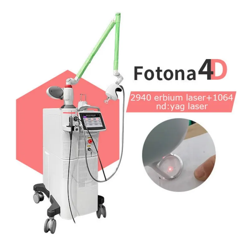 Лучший эрбиум-лазер 2940 нм Fotona 4d Pro, фракционный Nd Yag 1064 нм, длинный импульсный лазер для удаления растяжек, шрамов, подтяжки кожи