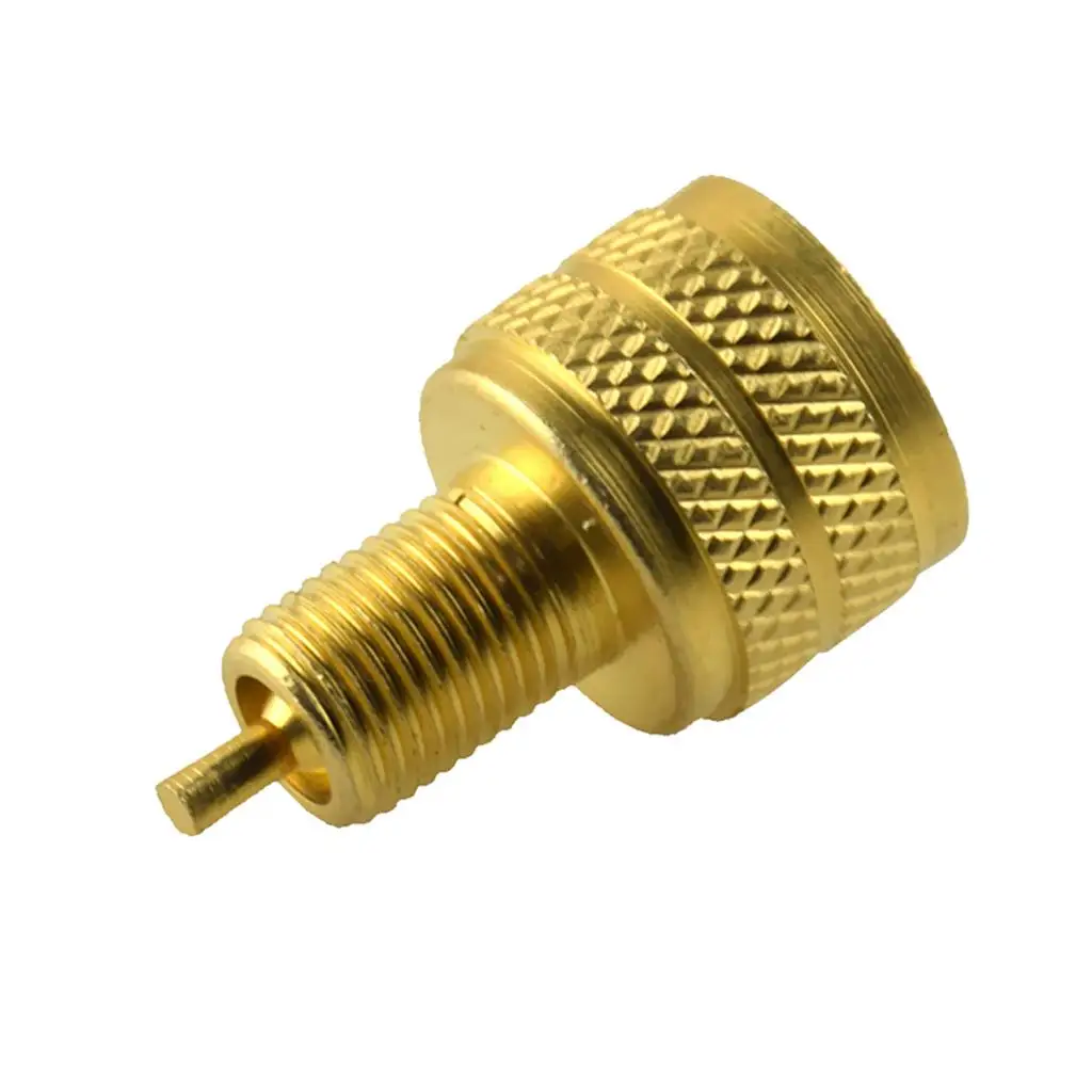 Durable External Gold Tire Bore Valve Stem Adapter Reducer 22mm Length