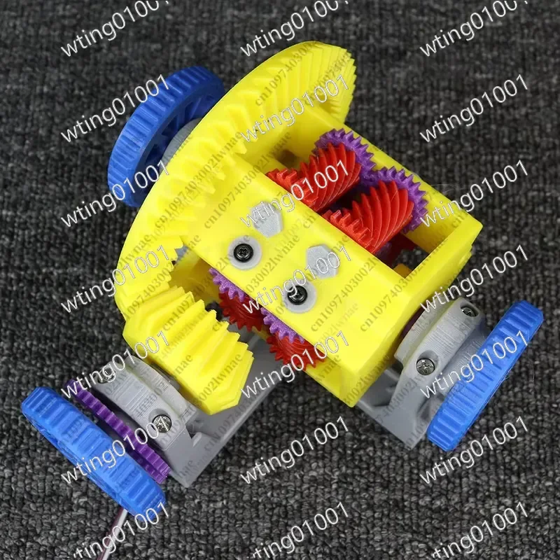 For Torson Self-locking Limited Slip Double Worm Gear 3D Printed Model Automotive Education Aid Teaching Tool Demonstration