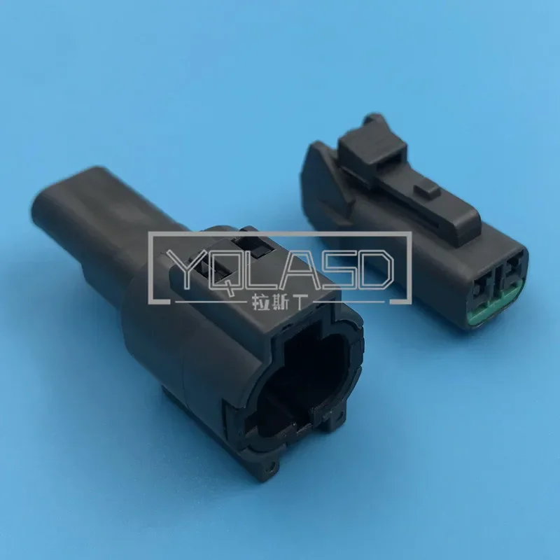 1 Juego de 2 vías 7123-8520-40 7222-8520-40 AC montaje limpiaparabrisas Motor de pulverización enchufe para Nissan KUM PB015-02850 enchufe impermeable para coche