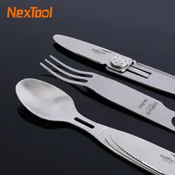 Mijia NexTool Multifunctinal Tableware 3-in-1 Knife Fork Spoon Set Stainless Steel Anti-rust Antiseptic for Outdoor Camping Picn