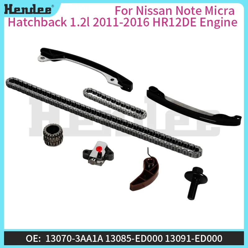 Timing Chain Kit for Nissan Note Micra Hatchback 1.2l 2011-2016 HR12DE Engine,Automotive Parts OE:13028-1KT0A 152L,15041-ED000