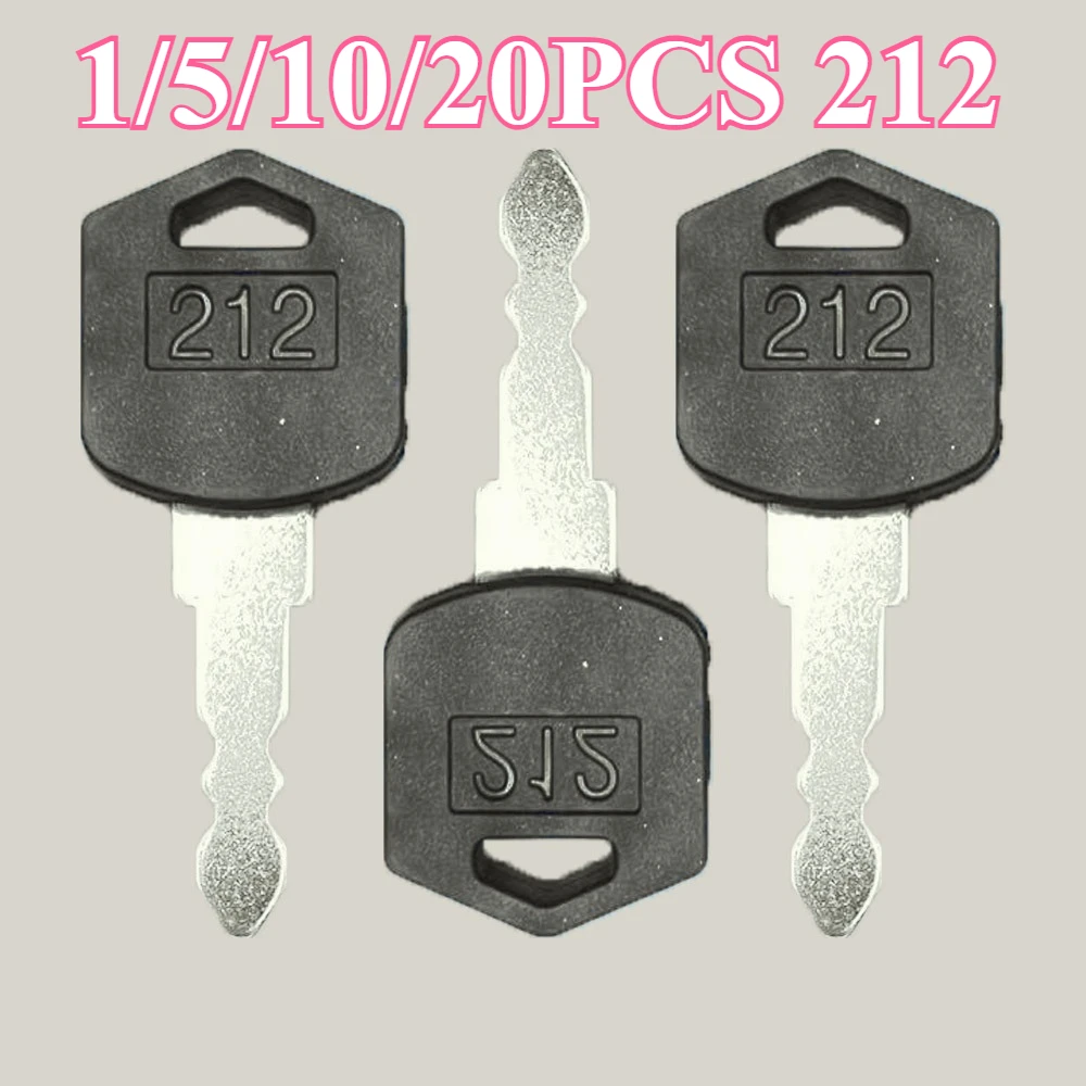 D554212 Ignition Key Fit for Various DX DH Forklift 212 Key 1/5/10/20 PCS