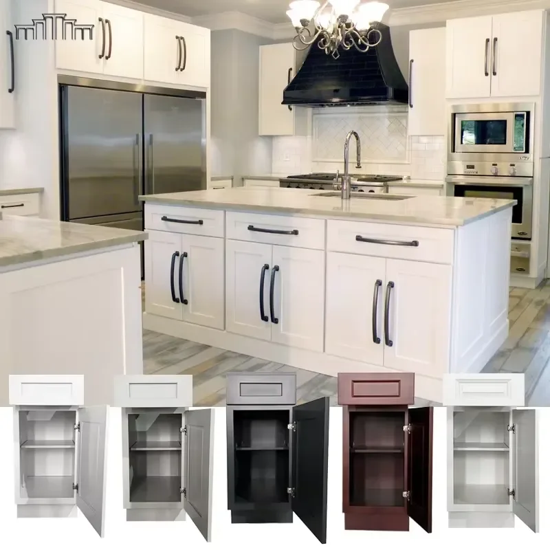 Hot Selling Framed Structure DTC Soft Close Drawers & Cabinet Organizers Kitchen Base Cabinets With Wooden Dovetail Drawer