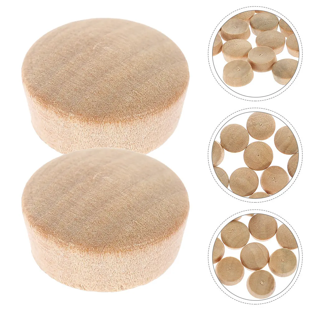 40Pcs Tapered Wood Plugs Round Wooden Hole Covers for Screw Holes Furniture Finishing DIY Woodworking Projects Beekeeping Hive