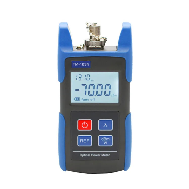 Mini Optical Power Meter with FC SC High Sensitivity Optical Loss Tester TM103N