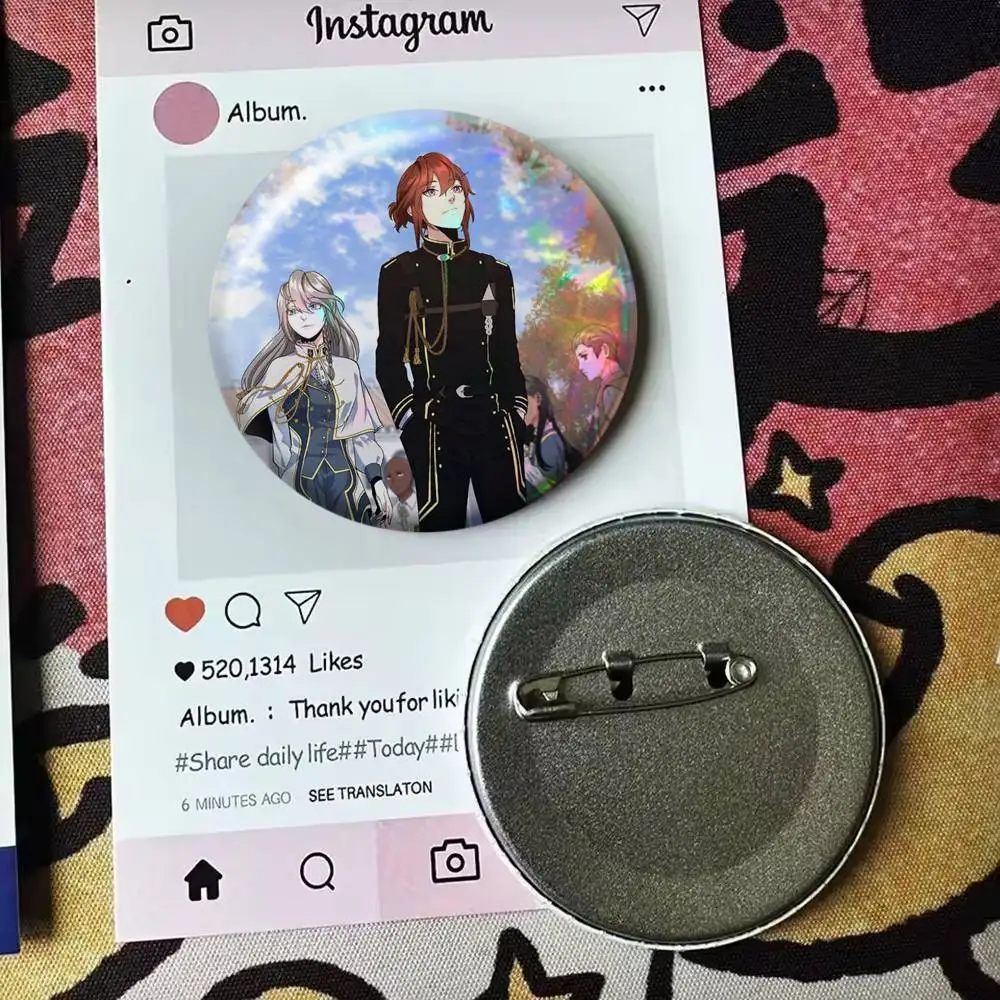 The B-Beginning After The End Laser Badge Applicable For Backpack Clothes Hats Decor Creative Accessories