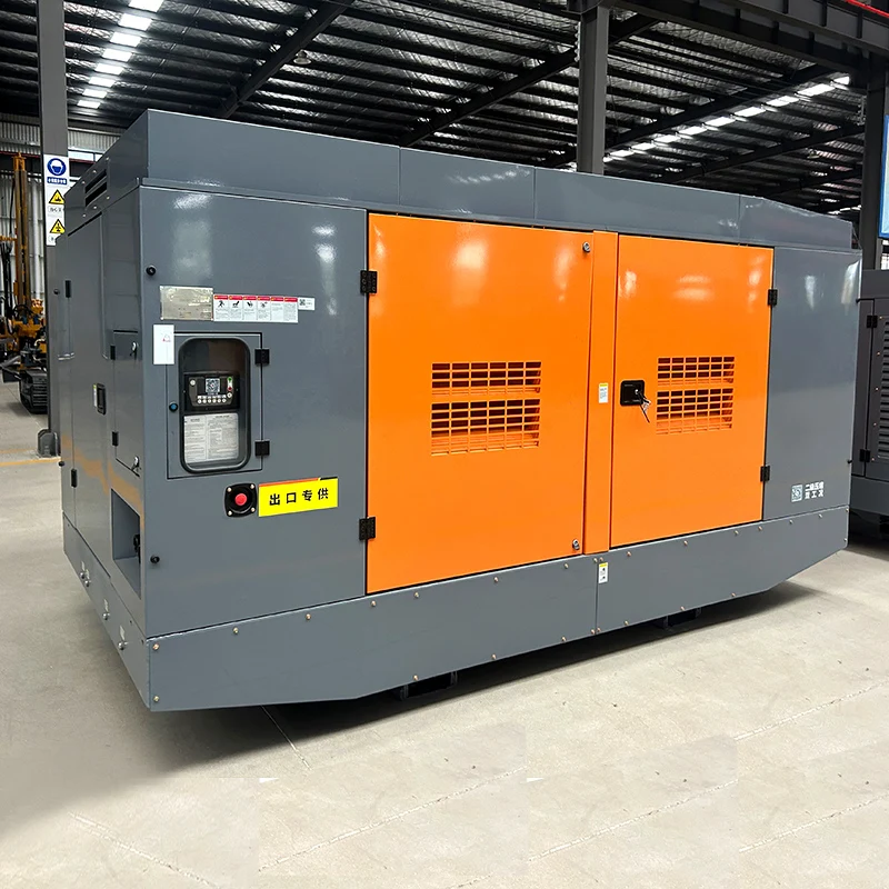 Best Quality Lubricated Air Cooled Screw Air Compressors For Drill Rig Use
