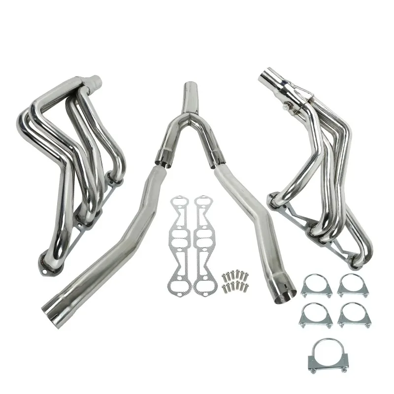 

SXLL New Exhaust Pipe Stainless Steel for 82-92 Automobile Full Length Exhaust Header Manifold + Y-Pipe EH28952