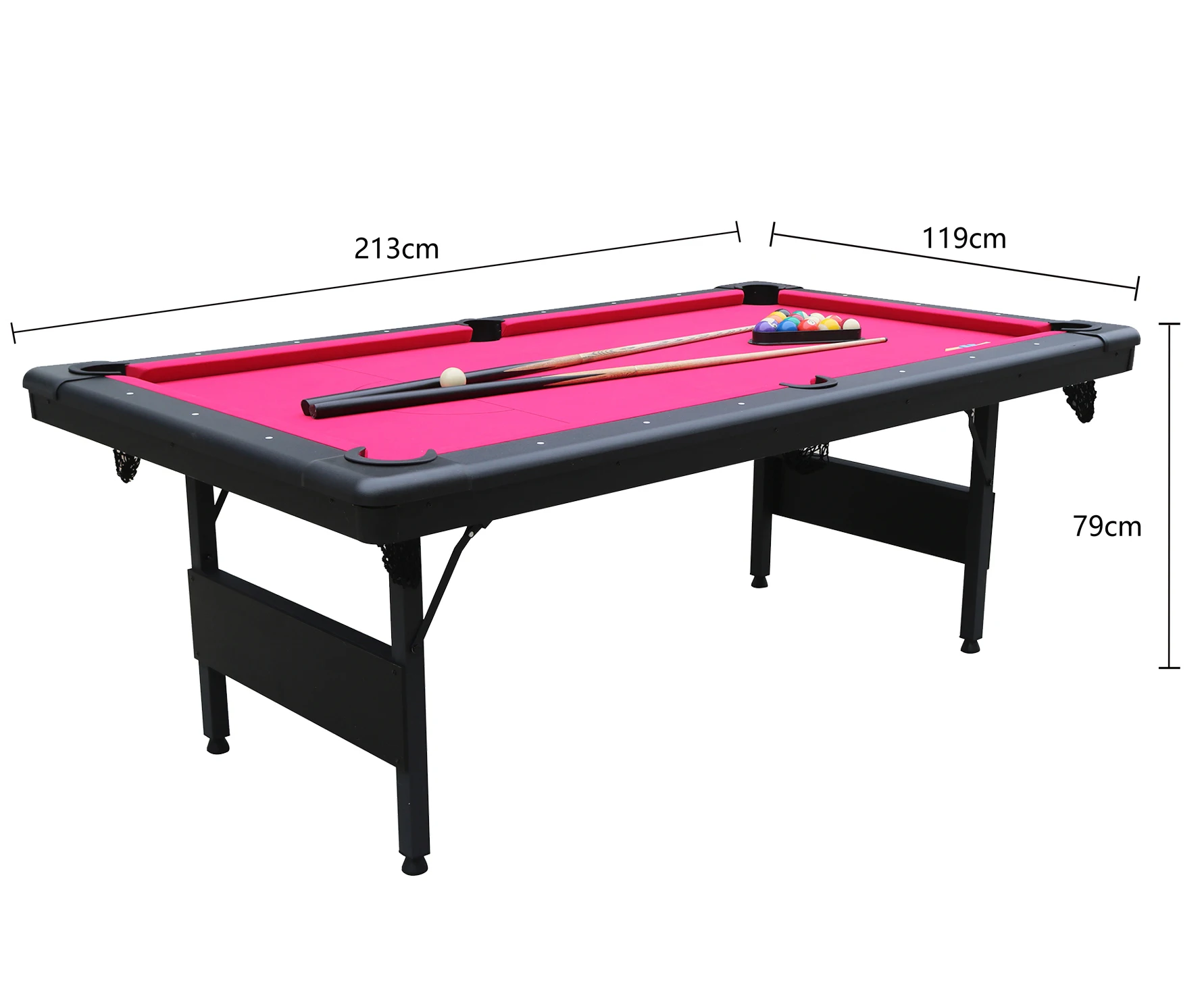 Pool Table 7ft Foldable Game Table