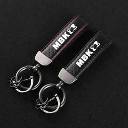 For MBK Booster 50CC Spirit Nitro 50 50CC Stunt Cityliner 250 Flipper 125 Kilibre300 High-Grade Carbon Fiber Motorcycle Keychain