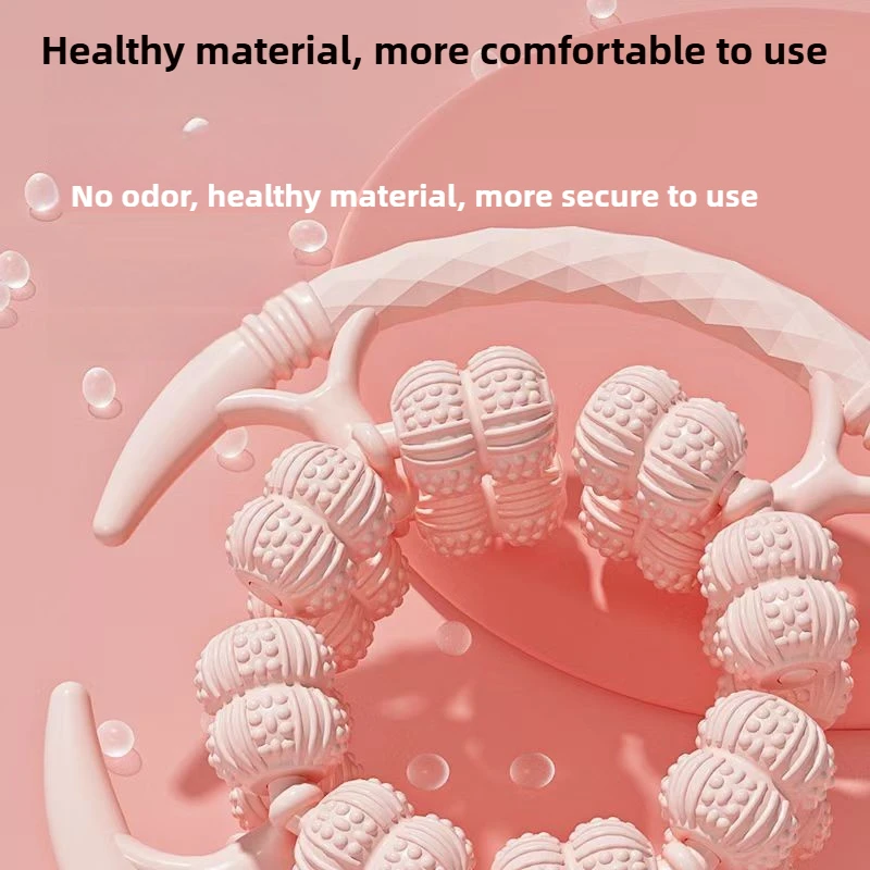 Full-Coverage Upgraded 32-Roller Circular Massager – Roller Leg Squeezer for Meridian Unblocking, Muscle Relaxation, and Leg Str