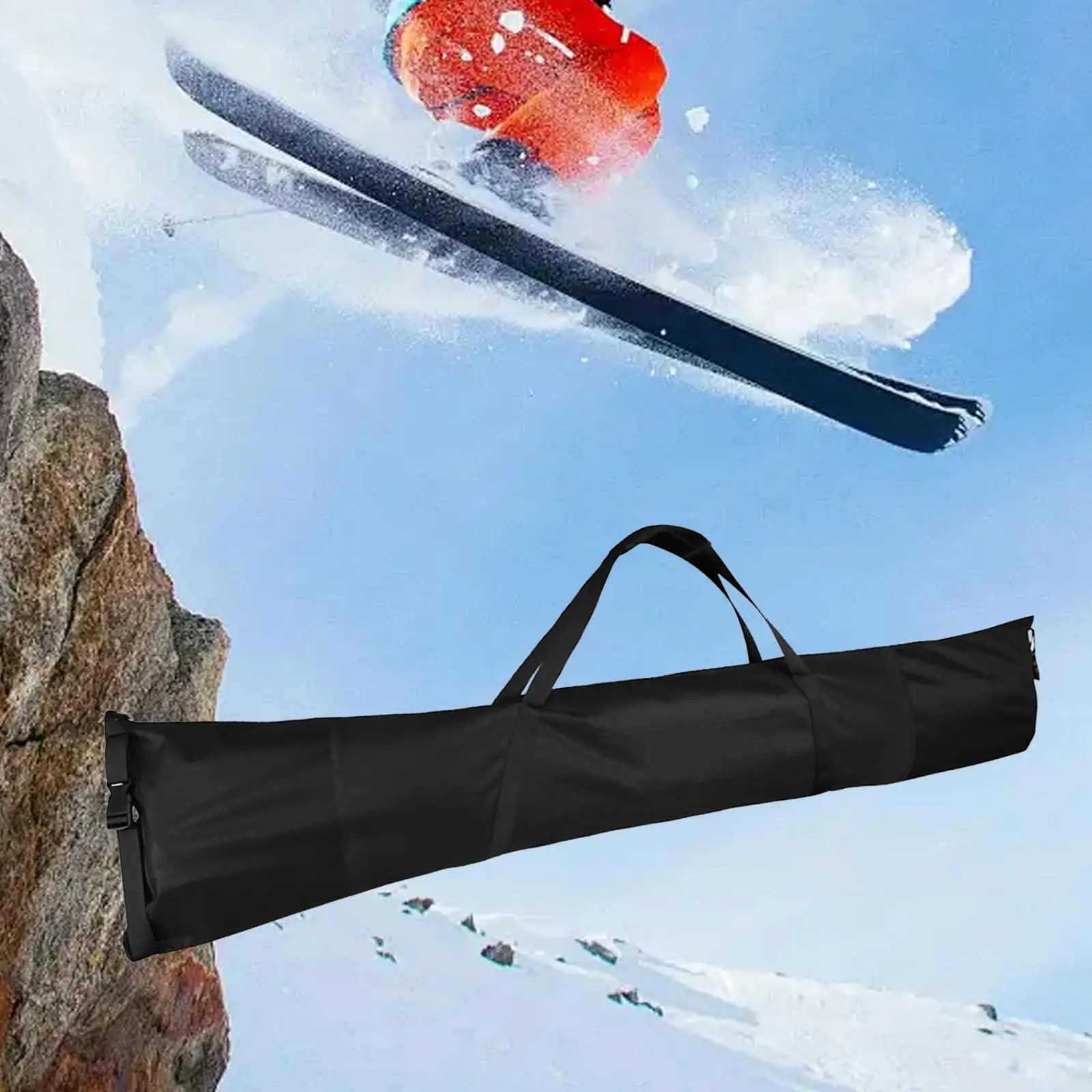 

Skiing Backpack Large Capacity Waterproof Oxford Organizer Ski Boot Bag for Snowboard and Gear Transport