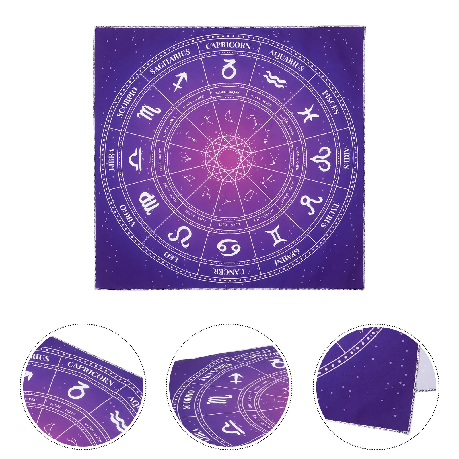 

Divination Tablecloth Prop for Tarot Game Reading Desktop Cloth Strong Washable Portable Creative Altar Tapestry Home