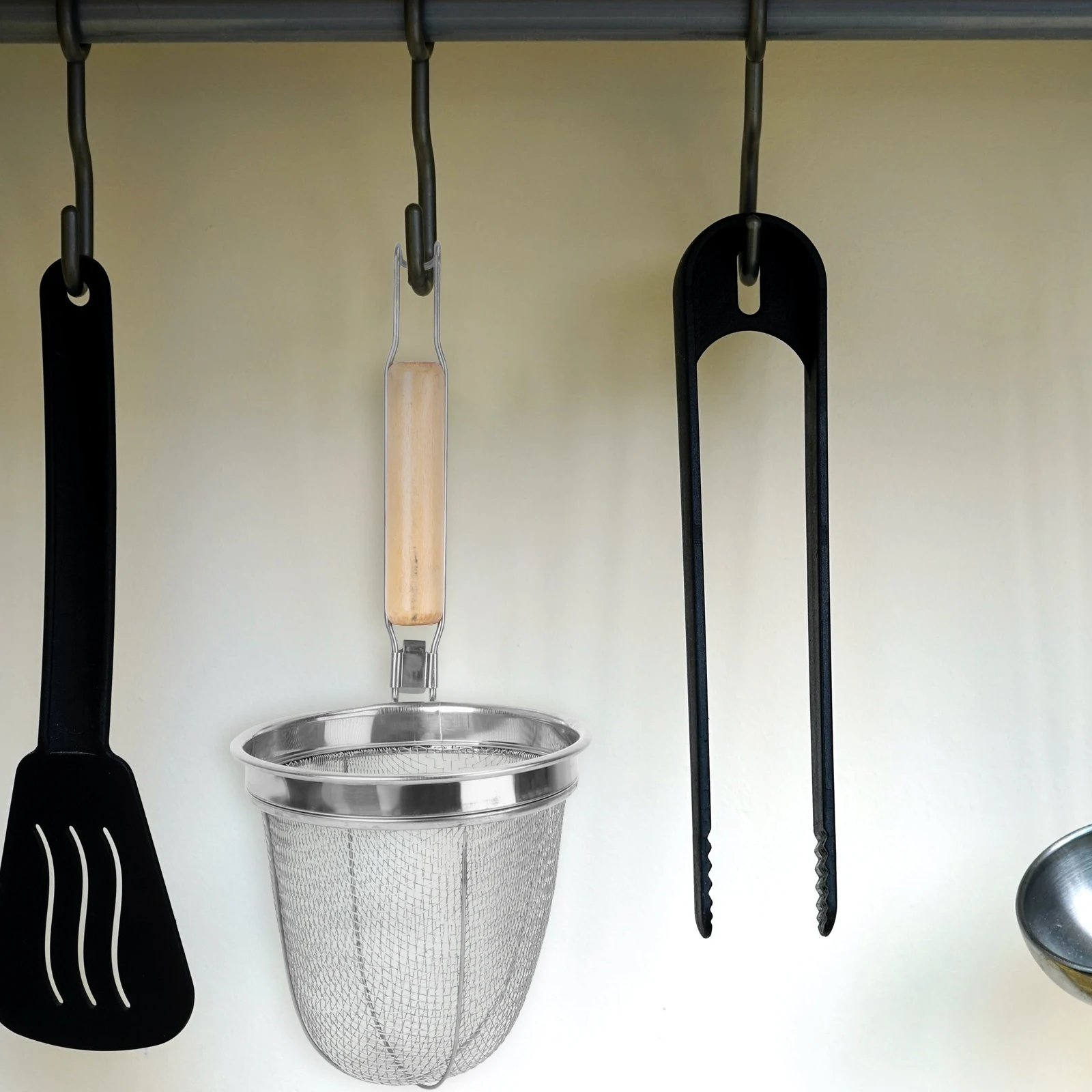 Cestello per colino a rete in acciaio inossidabile Cucina con sicurezza Scarichi per alimenti Olio caldo Liquidi bollenti Noodle Pasta Colino Colino