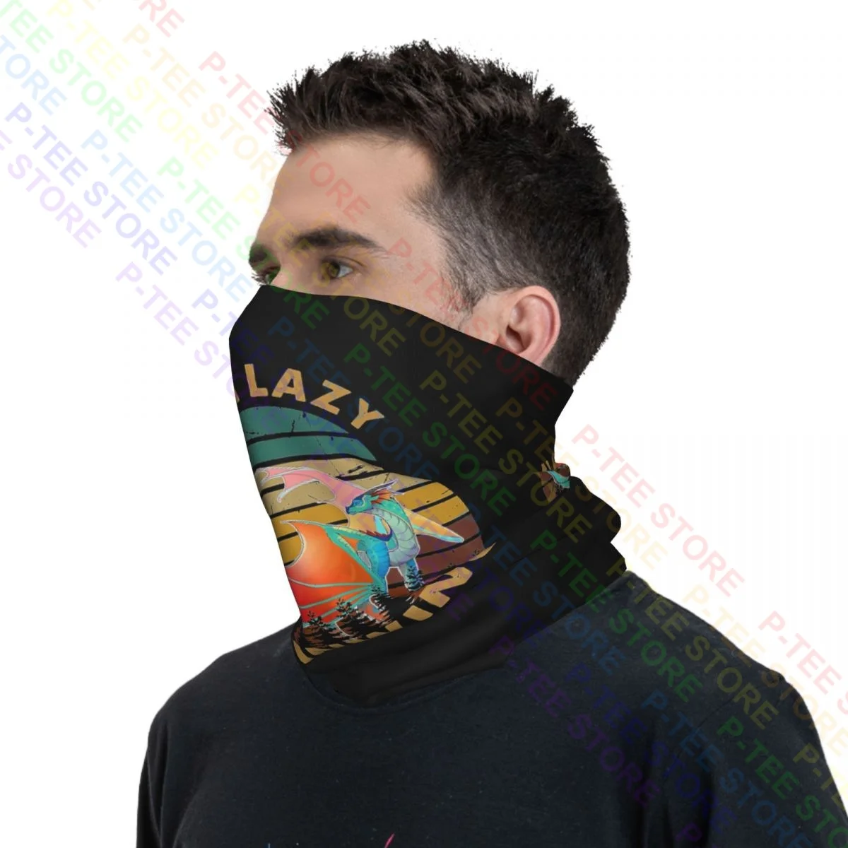 Im UM Preguiçoso Rainwing Asas Do Dragão De Fogo Loja Pescoço Gaiter Tampa Bandana Bandana Cachecol Máscara Facial Das Mulheres Dos Homens Tênis Para Caminhada