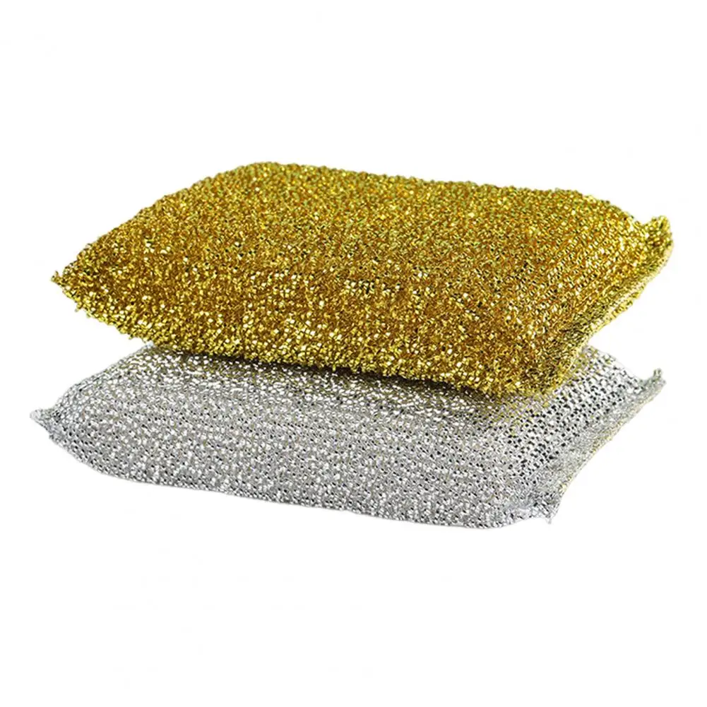 2Pcs Dishwashing Sponges Non-Scratch Dirt Stain Removal Easy To Clean Scrub Pads Heavy-Duty Scrubbing Cleaner Sponges 스펀지 설거지