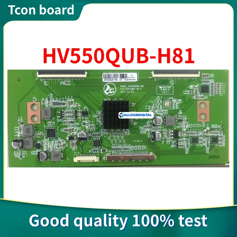 HV550QUB-H81 4K الجديد يحتوي على اللوحة المنطقية مقاس 55 بوصة على ضمان التسليم لمدة 120 يومًا.