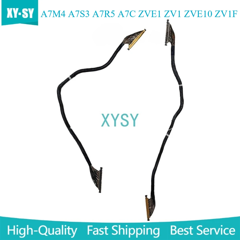 1pcs New for Sony A7M4 A7S3 A7R5 A7C ZVE1 ZV1 ZVE10 ZV1F LCD Hinge Wire Flex Cable Camera Repair Part