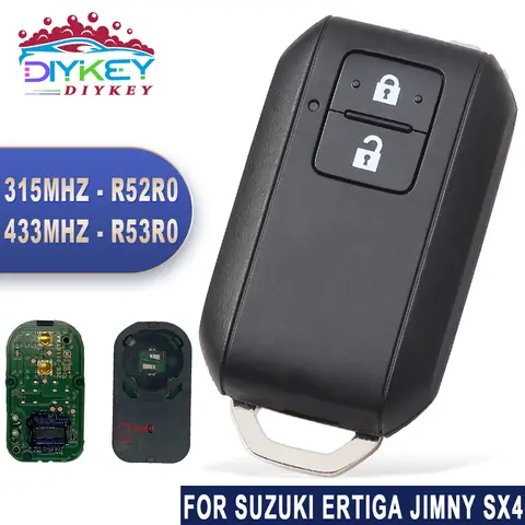 DIYKEY OEM 37172M55R40 ID47 315MHz 433MHz For Suzuki Ertiga Jimny SX4 Vitara Swift Splash Wagon R 2 Buttons Remote Smart Key 10 best sales suzuki wagon r key - №8