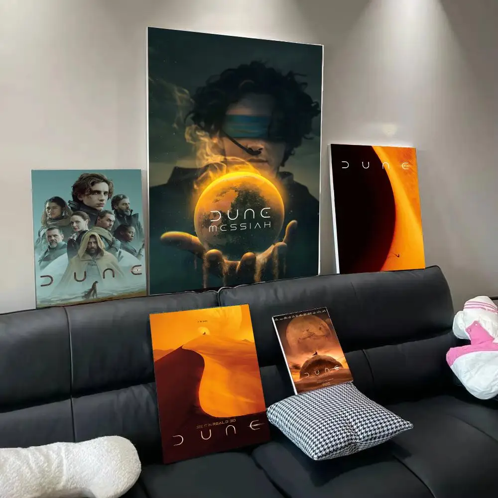 Famous Movie D-Dune Poster Wall Art Poster Print Decorative Artwork for Bedroom Living Room Office Home Decoration