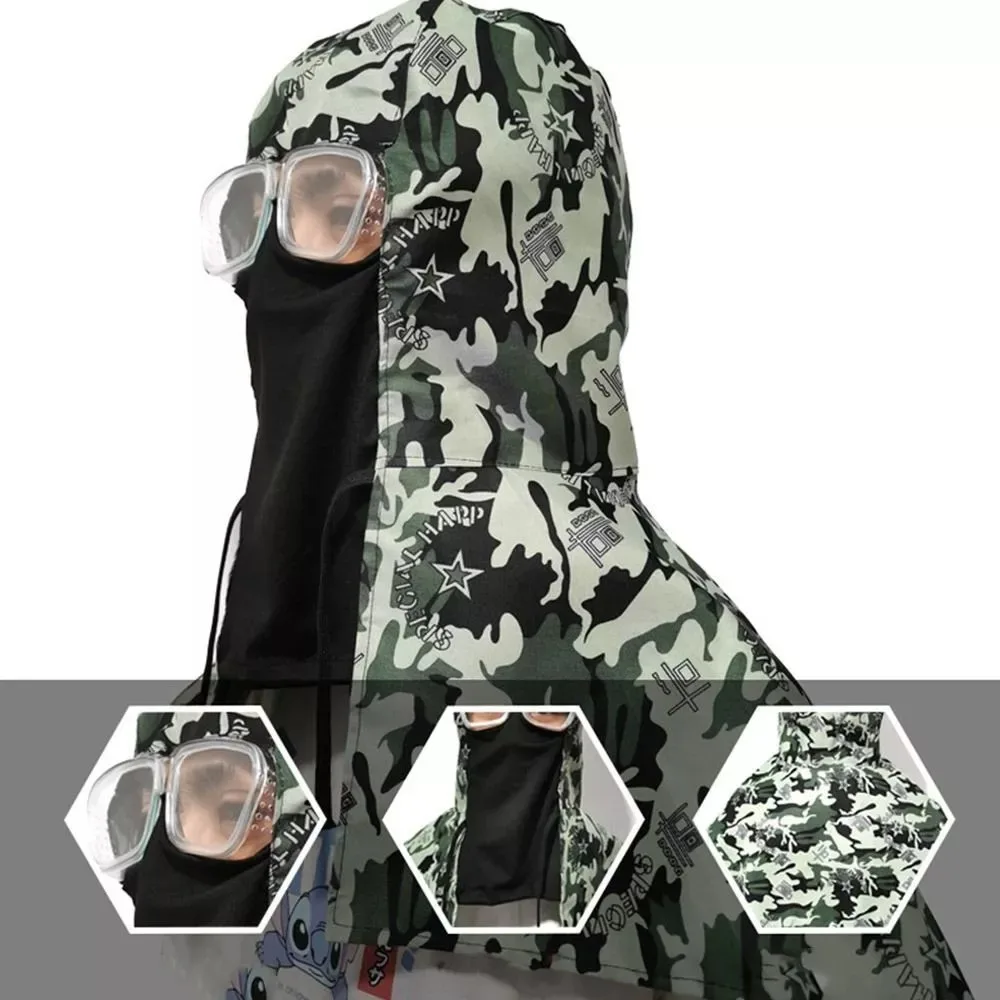 

New Full Protective Welding Hood for Men Women Sun Protection Welding Neck Cover Outdoor Washable Welding Lens