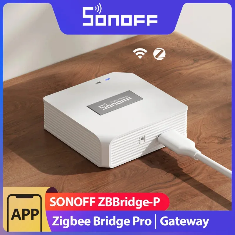 SONOFF ZB Bridge-P ZigBee Pro ESP32 Gateway Wi-Fi ZigBee Dual-protocol Local Smart Scene via eWeLink Alexa Google SmartThings