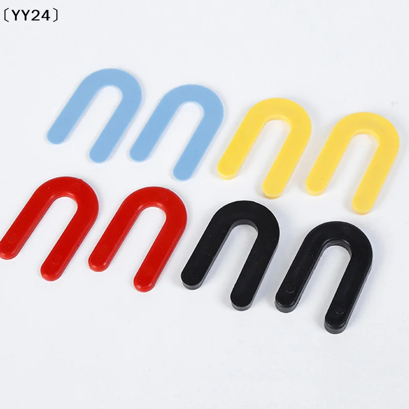 100Pcs U-shaped Horseshoe Shims Tile Spacers PP Level Wedges Positioning Clips Leveling System Wedge〔YY24〕