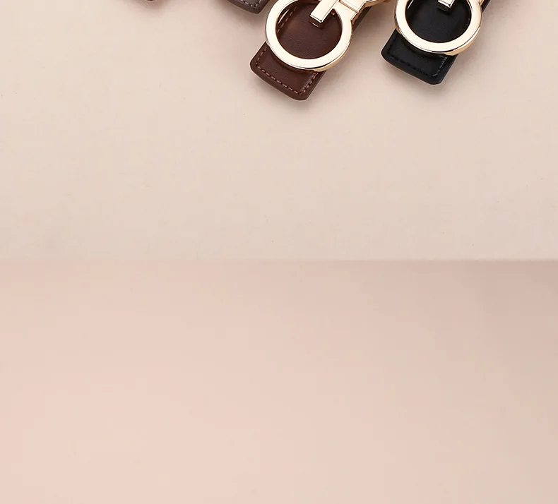 Neuer Stilvoller Glatter Schnallen-Ledergürtel für Damen, Koreanischer Stil Eleganter Vielseitiger Trendiger Premium-Rindsleder-Hosengürtel – Detail 14