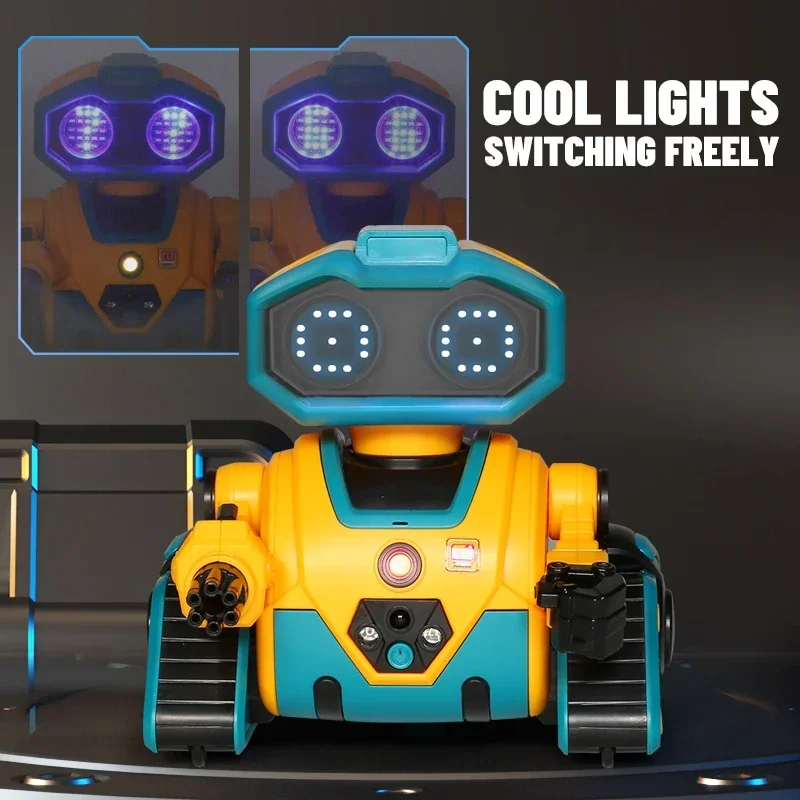 روبوت للتحكم عن بعد 2.4G ذكي التعريفي الرقص التفاعلي الغناء الاستشعار التحكم روبوت كهربائي هدايا عيد الميلاد للأطفال