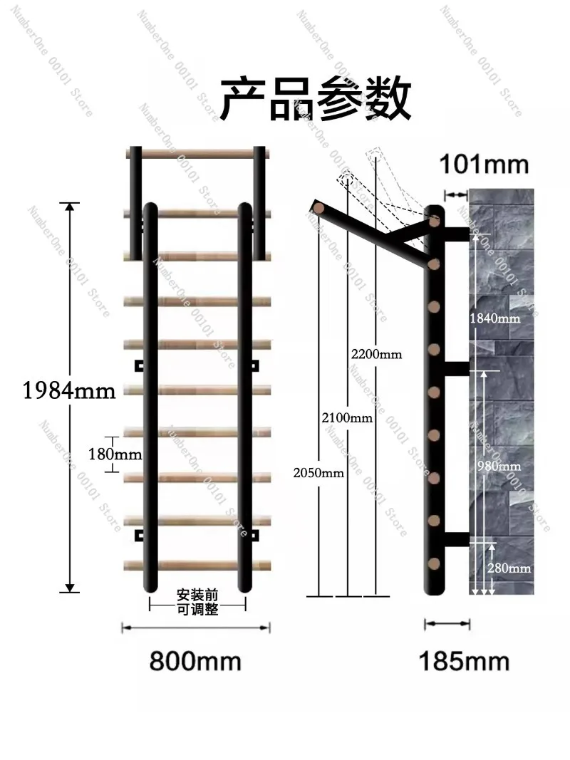 Pull-Up Training Parallel Bar Stretching Frame for Home Gym,Dance Studio Leg Press Stretch Frame,Yoga Flexibility Training,