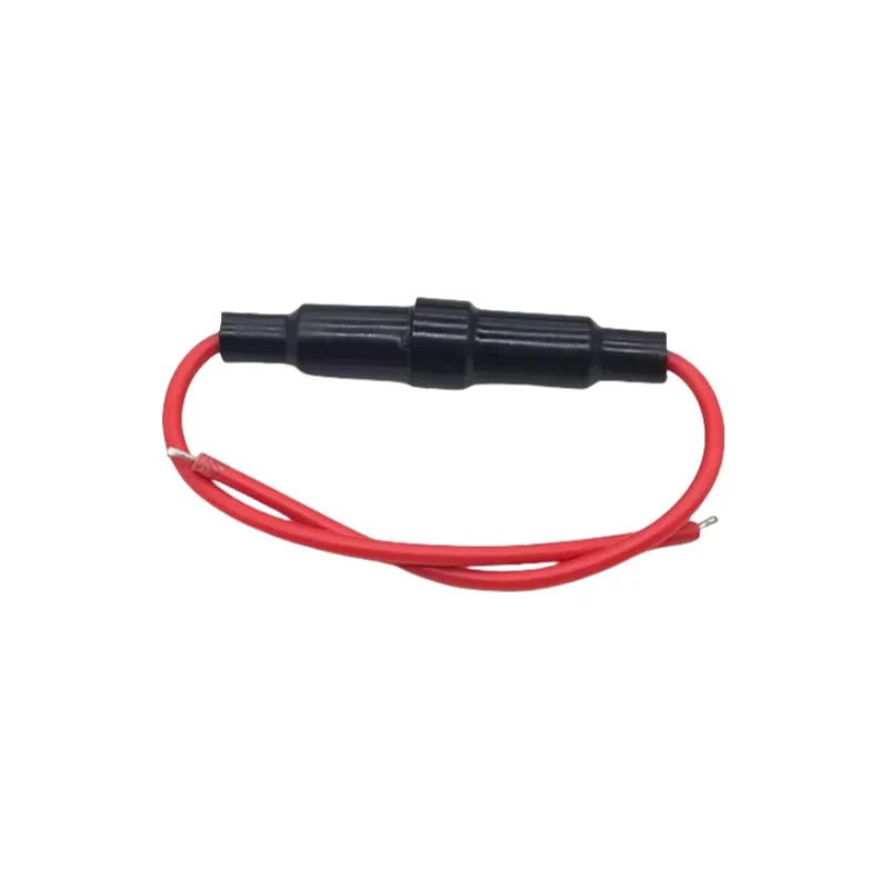 5x20/6x30mm Fuse Holder/Box/Cover/Base With 18/20/22AWG Wire Built-in Spring Overload Protection