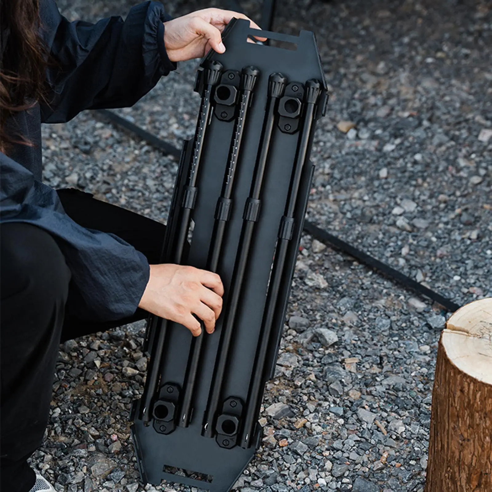 igt-コンビネーションテーブル-丈夫で軽量で多用途な折りたたみ式キャンプテーブル-アウトドア活動用-釣り-rv-ハイキング-登山用