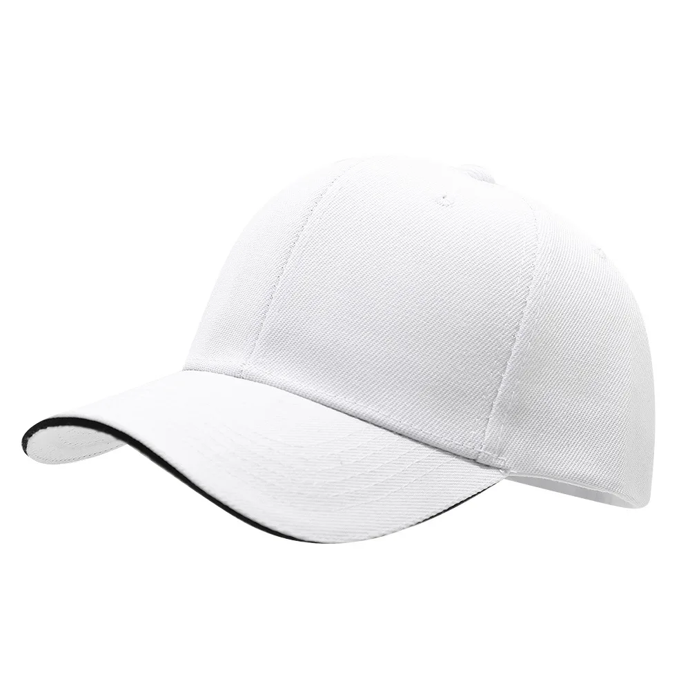 17 color custom logo printing 6 pieces of wool fine men and women casual solid color baseball cap outdoor travel fashion cap - Image 4