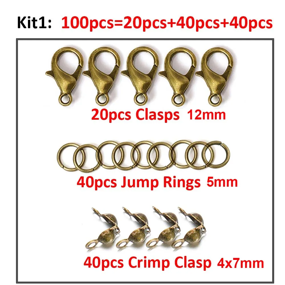 100pcs Jewelry Making Kit Components for DIY