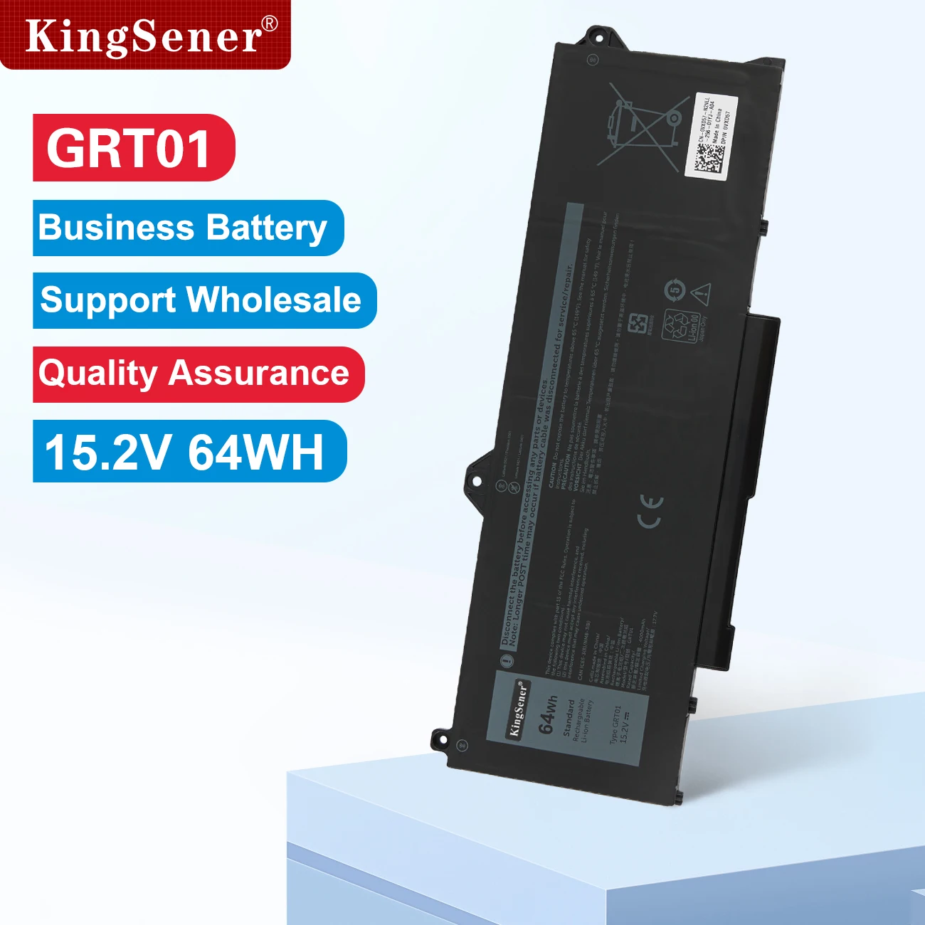 

KingSener GRT01 Laptop Battery For DELL Latitude 5421 5431 5521 5531 Precision 3561 3571 3470 Alienware m17 R5 AMD Series 00P3TJ