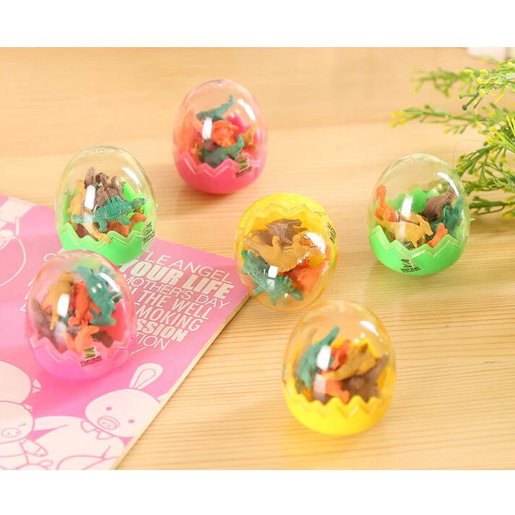 

5 Bottles Dinosaur Egg Eraser Erasers Cute for s Mini School Supplies Child